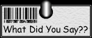 [What Did You Say??]